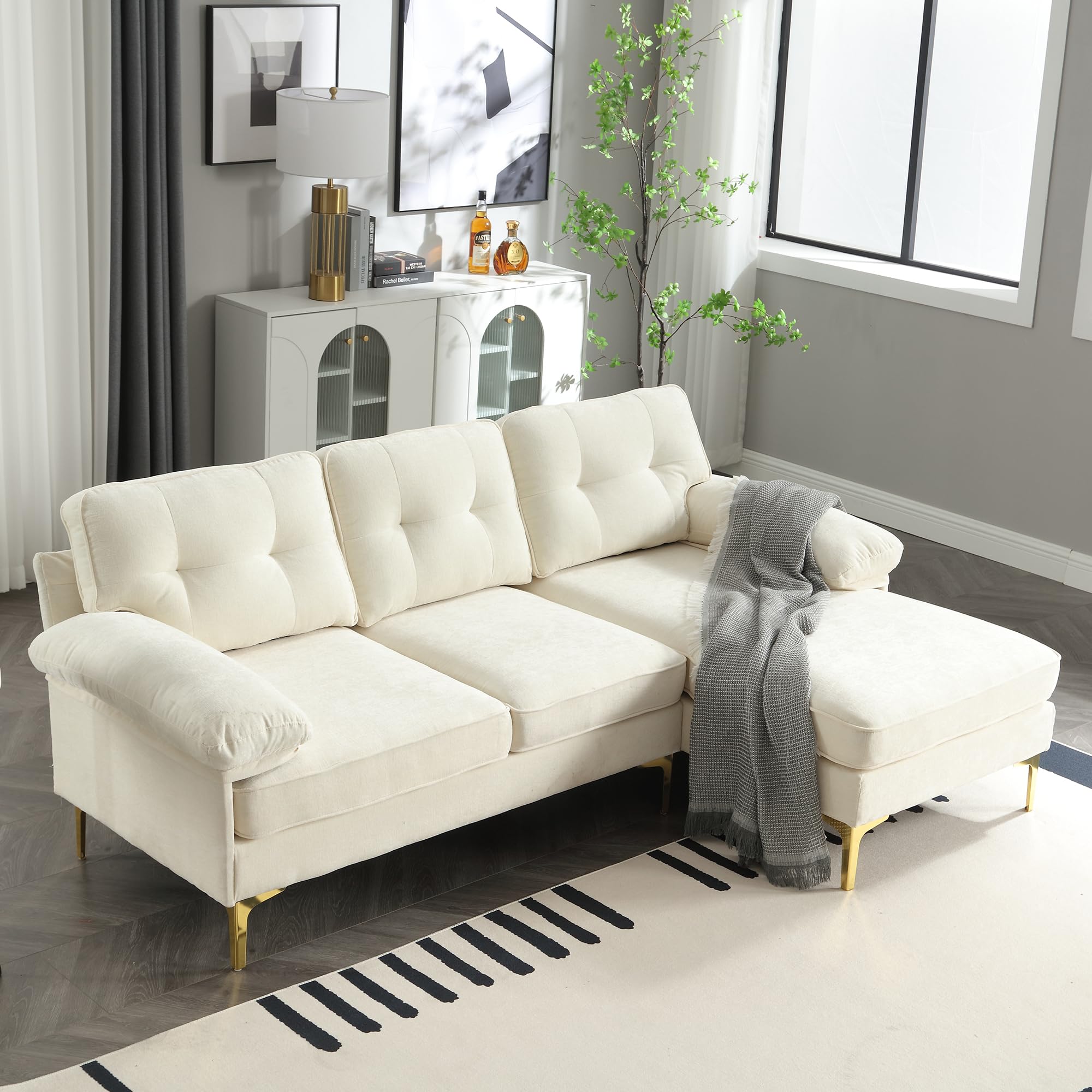 nene✮ Emersyn Lane Nitelite Linen Penny Round Mosaic Matte